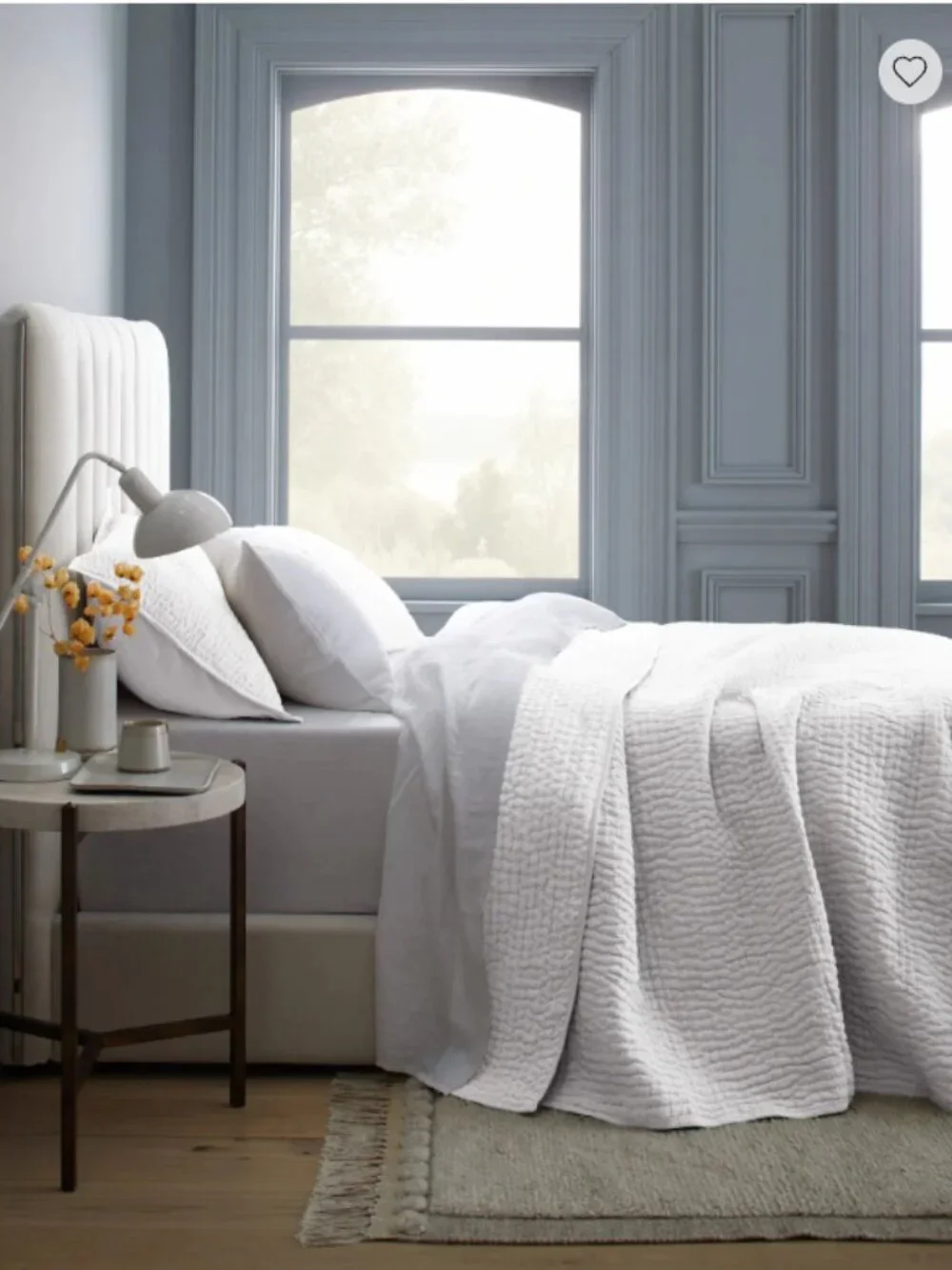 🛏️ Quince European Linen Cotton Stitch Quilt Set King/Cal King w/ 2 Shams (2)